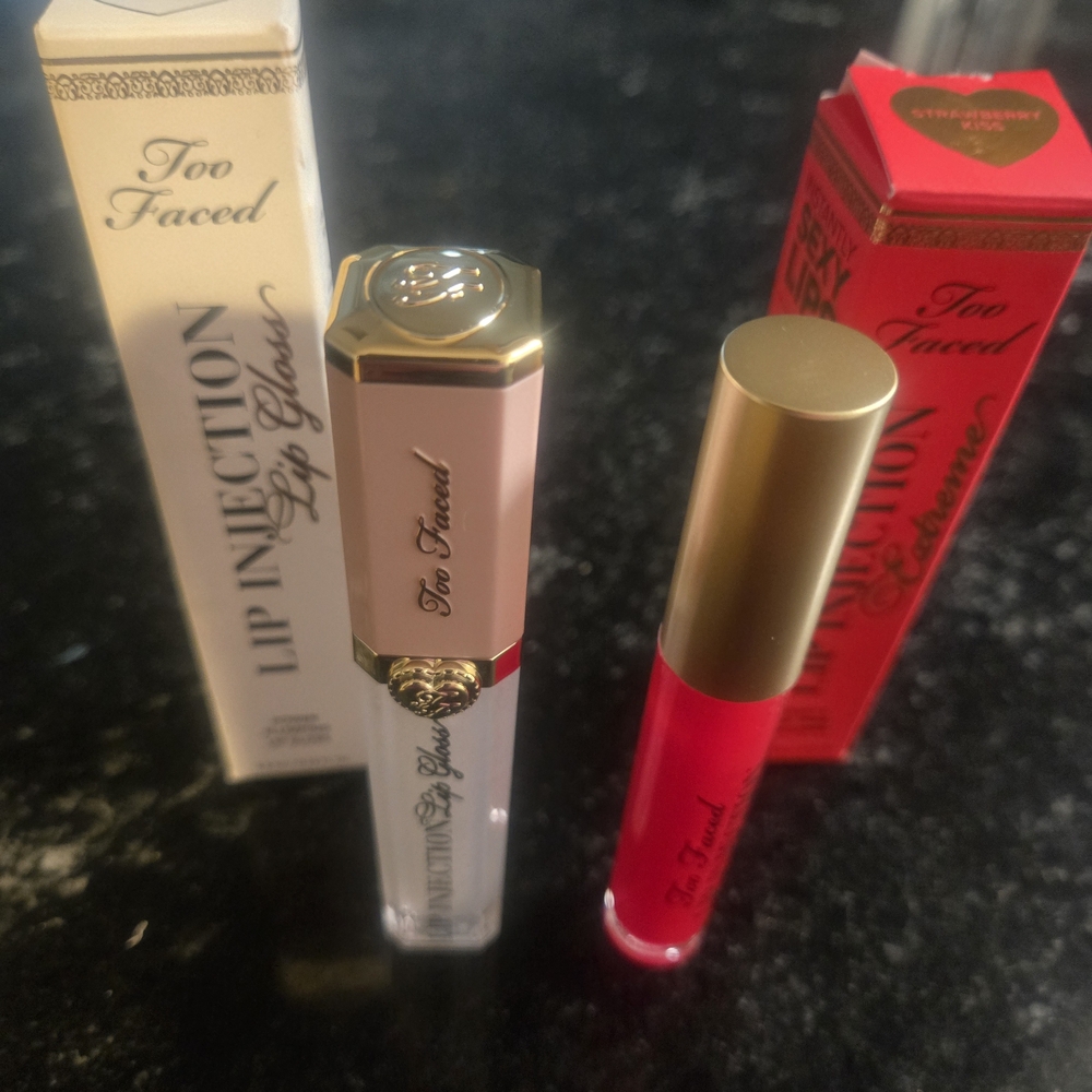 Too Faced Lip Injection Gloss - Pink and Red